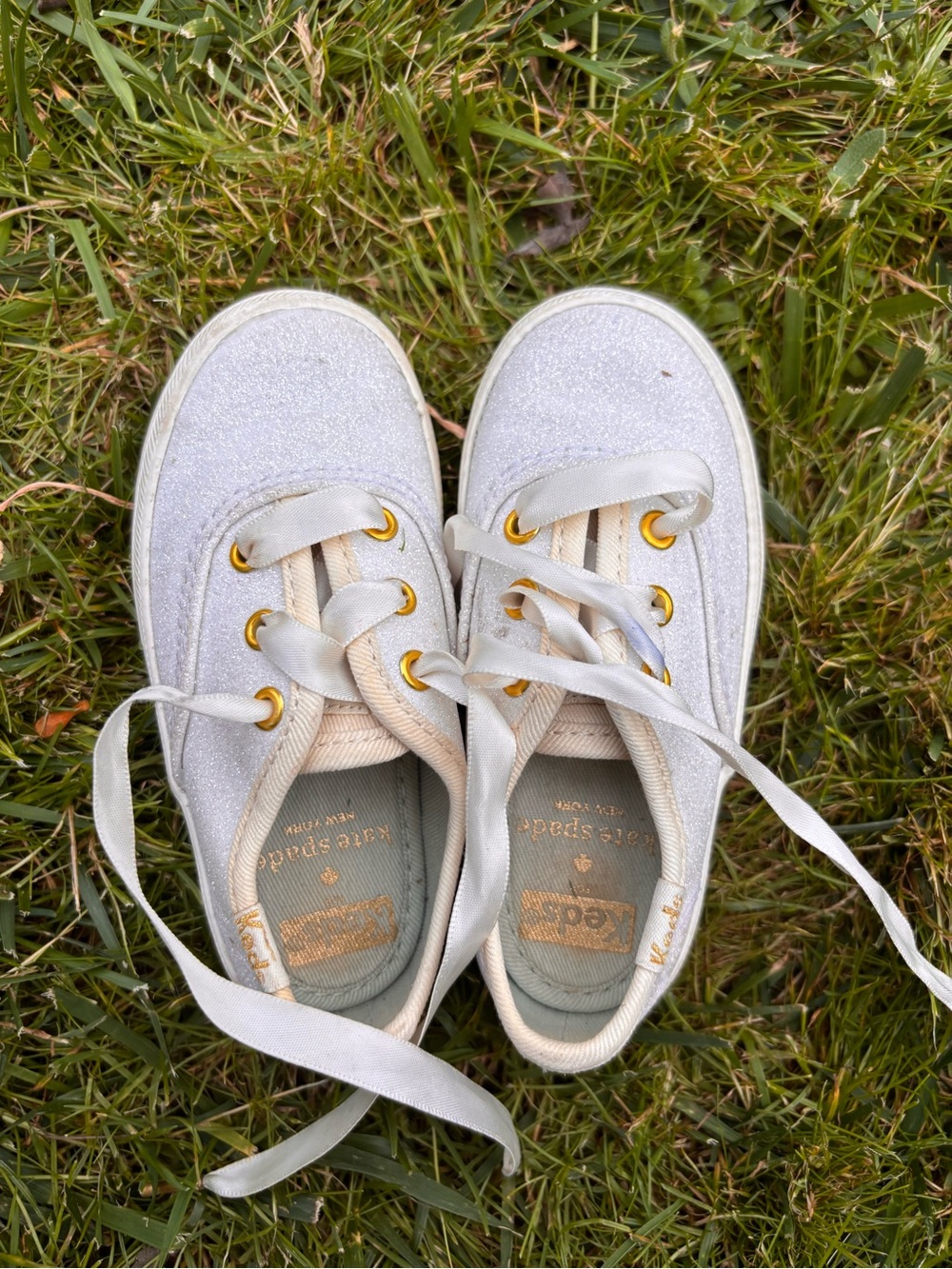 Keds X Kate Spade New York Champion glitter sneakers